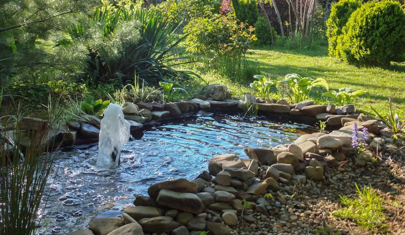 Contemporary Garden Pond